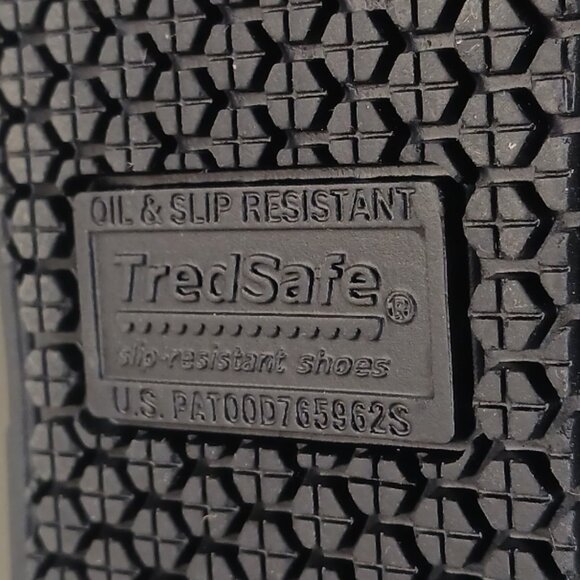 Tredsafe Womens 7 Slip Resistant Shoes Black Anti Fatigue Dreamcell - Picture 7 of 7